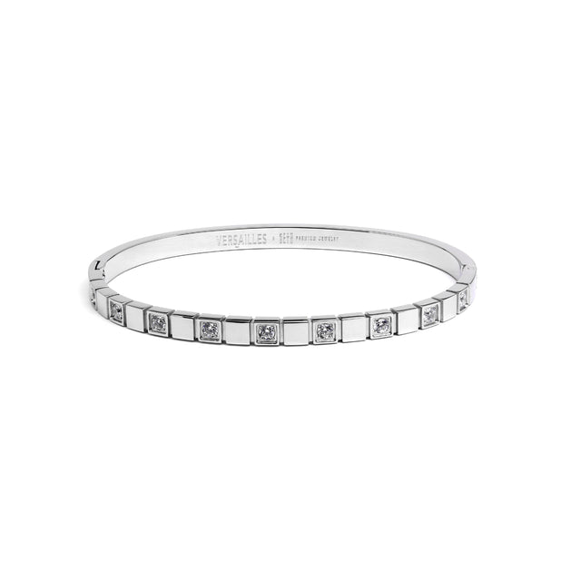 Bracelete Versailles Titânio Prata