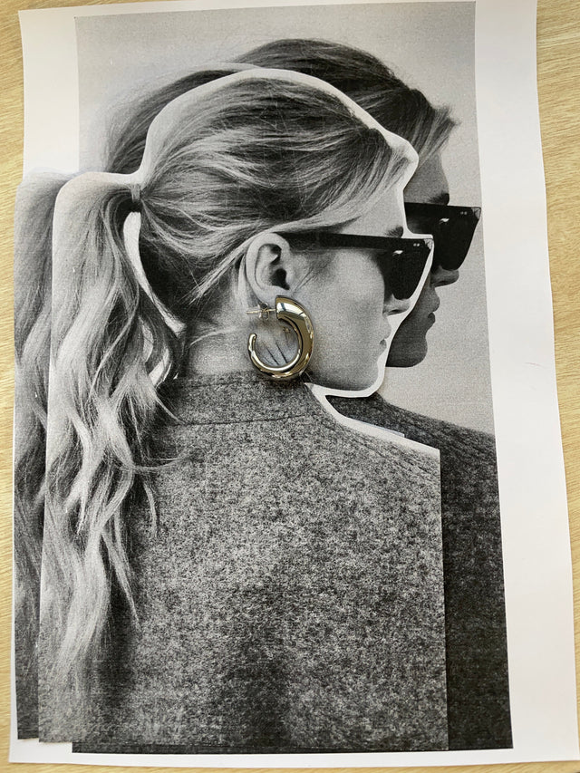 Brincos titânio Bold