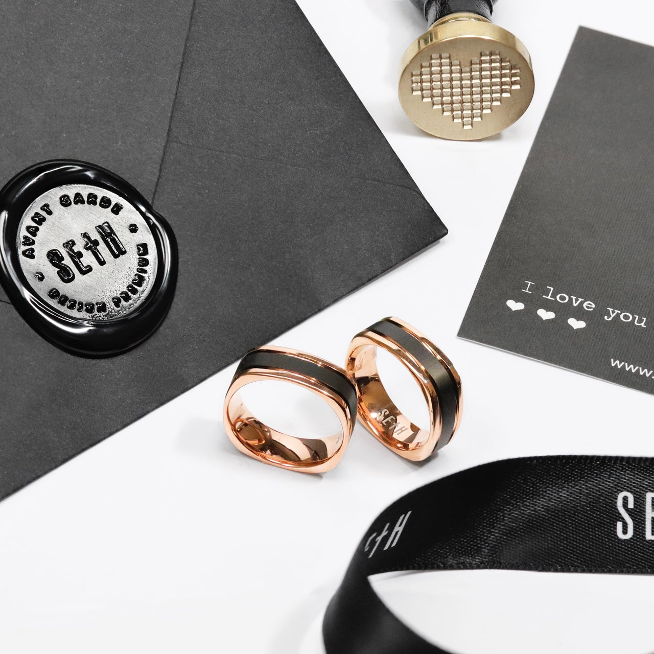 Aliança de Tungstênio True Rodio Negro Fosco – Seth Ecommerce