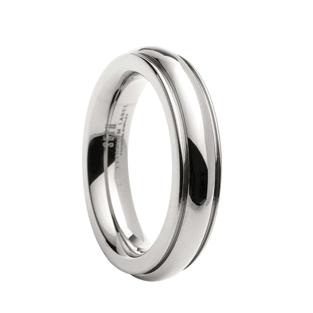 Shell Titanium Dating Ring