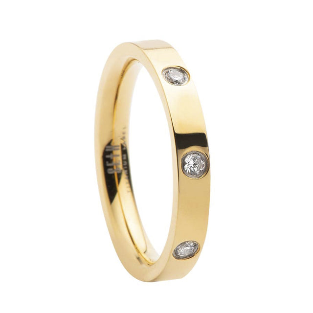 Sunshine Titanium Engagement Ring