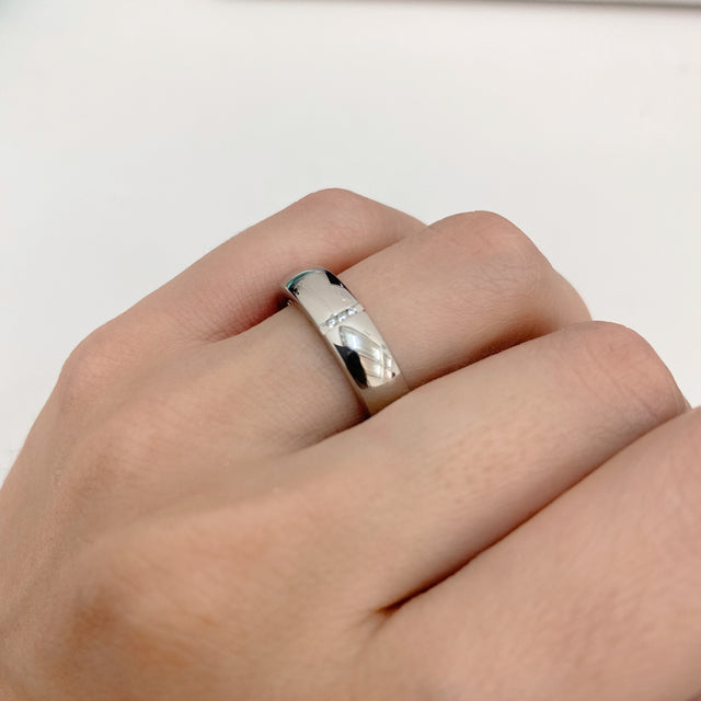 Titanium Air Dating Ring
