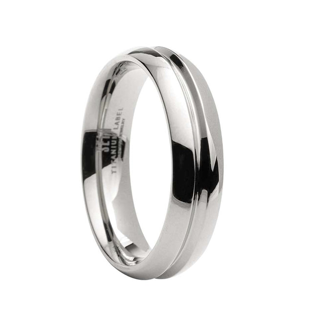 Breeze Titanium Engagement Ring