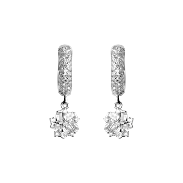 Brinco Vicky Prata 925