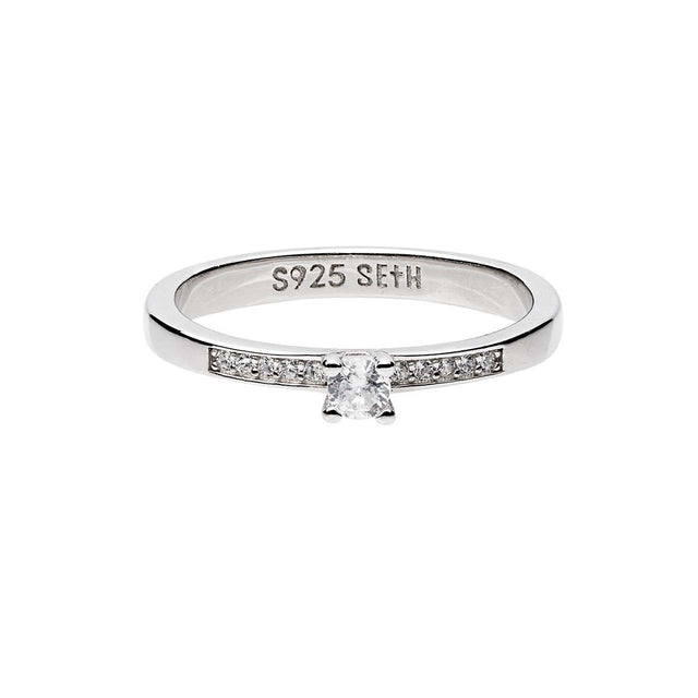 Infinite 925 Silver Engagement Ring