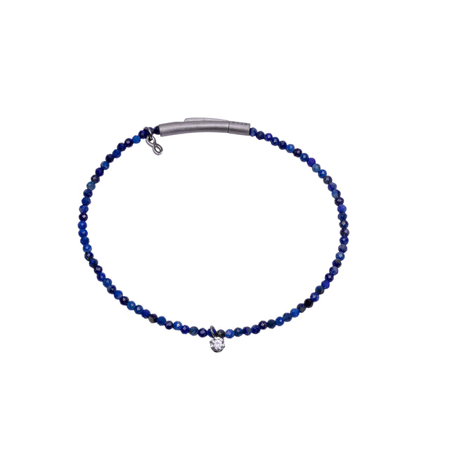 Pulseira Paris 1 volta Azul Anil