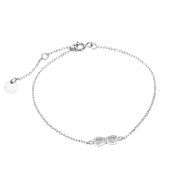 925 Silver Infinity Bracelet