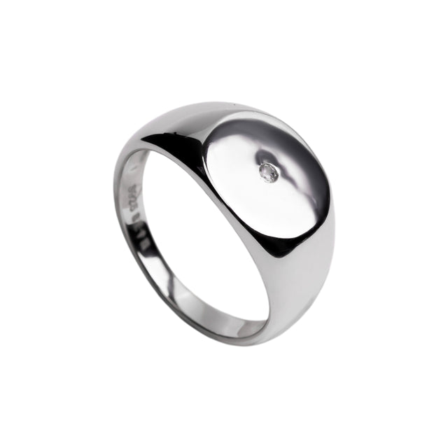 Anel Prata 925 Strokes