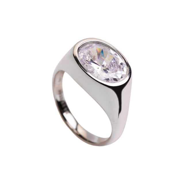 Anel Prata 925 Red Hot