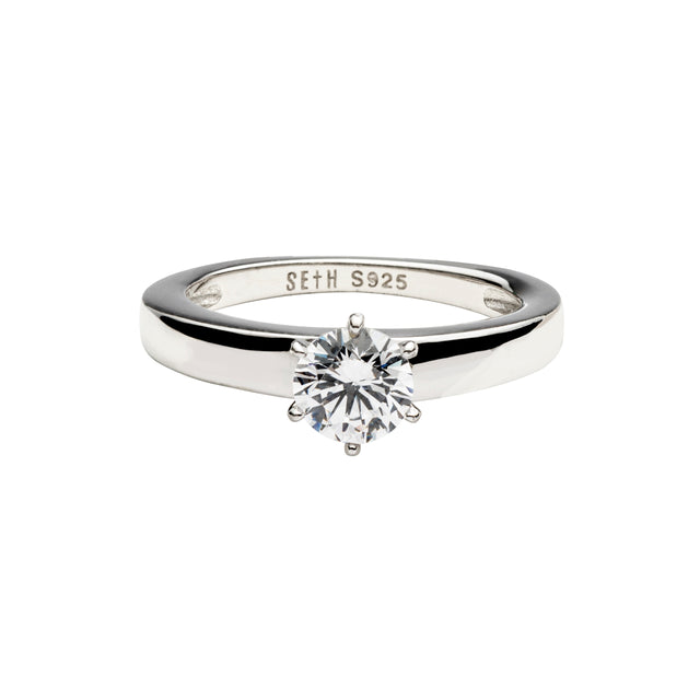 Love 925 Silver Engagement Ring