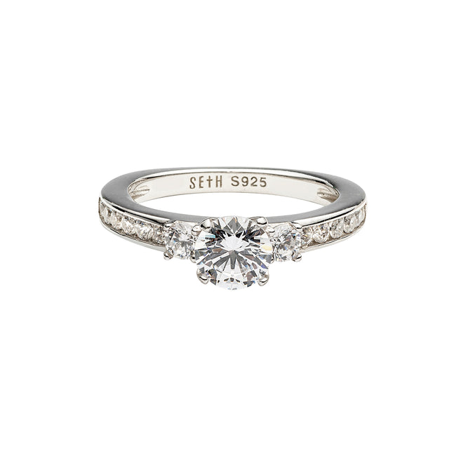 925 Silver Paris Engagement Ring