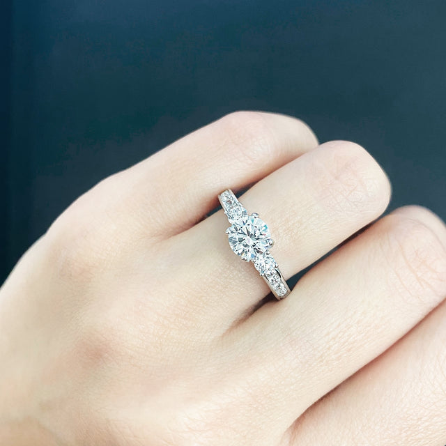 925 Silver Paris Engagement Ring