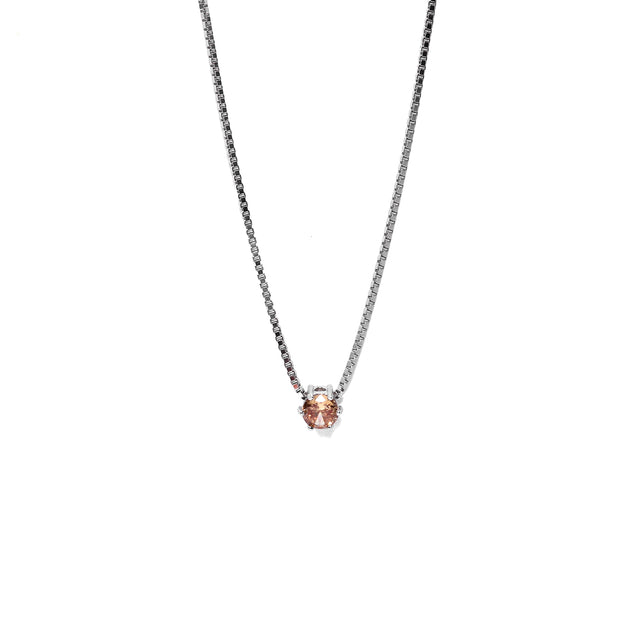 Harmony 925 Silver Point of Light Necklace
