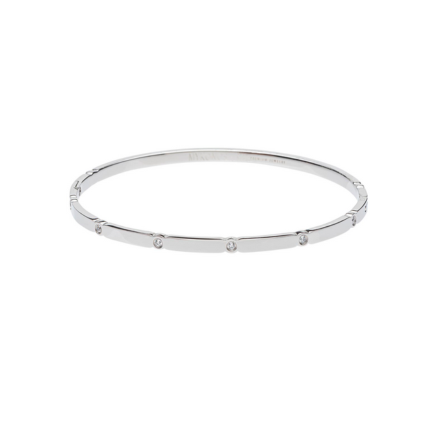 Mykonos Titanium Silver Bracelet