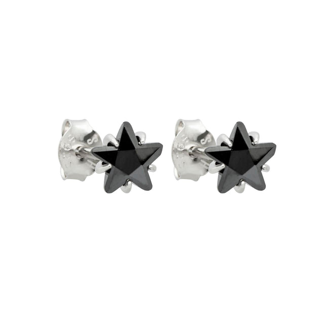 925 Silver Earring Star Point of Light 6mm