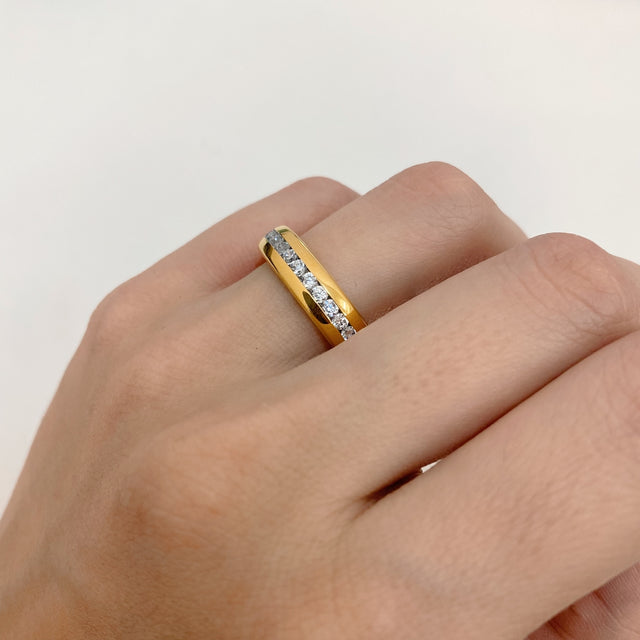 Venice Gold Titanium Wedding Ring Trimmer