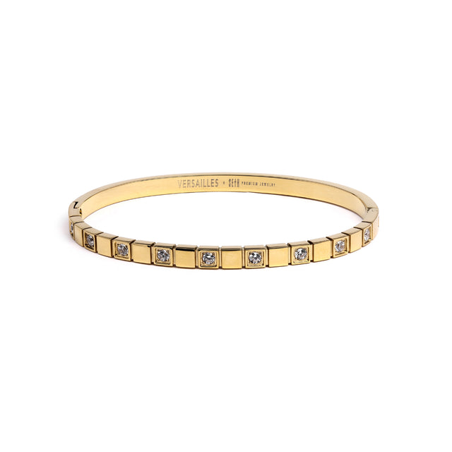 Bracelete Versailles Titânio Dourado