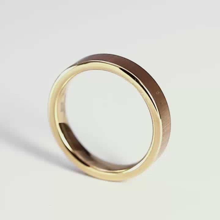 Venice Tungsten Ring Matte Gold – Seth Ecommerce