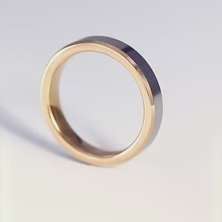 True Love Silver and Rose Tungsten Ring – Seth Ecommerce