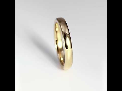 Shiny Rome Gold Tungsten Ring