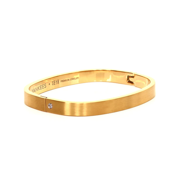 Yankees 3mm Gold Titanium Bracelet