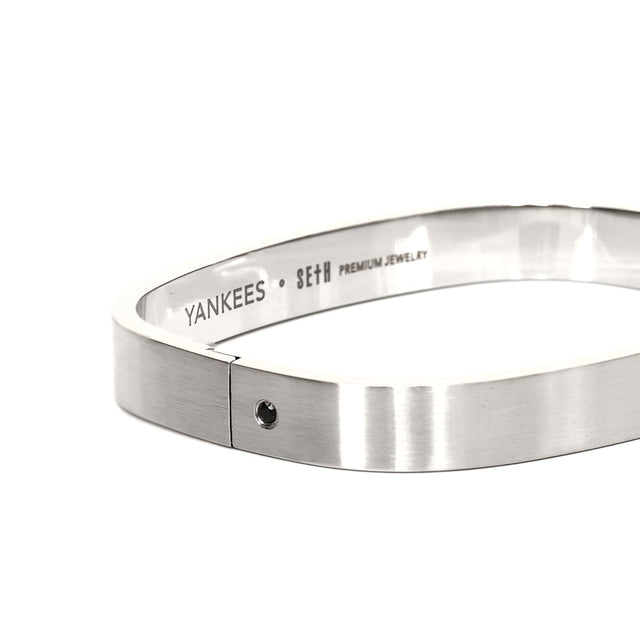 Yankees Titanium Silver 6mm Bracelet
